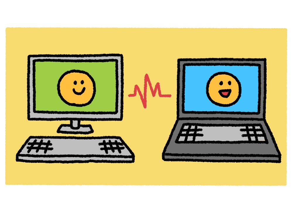 打ち合わせのイラスト