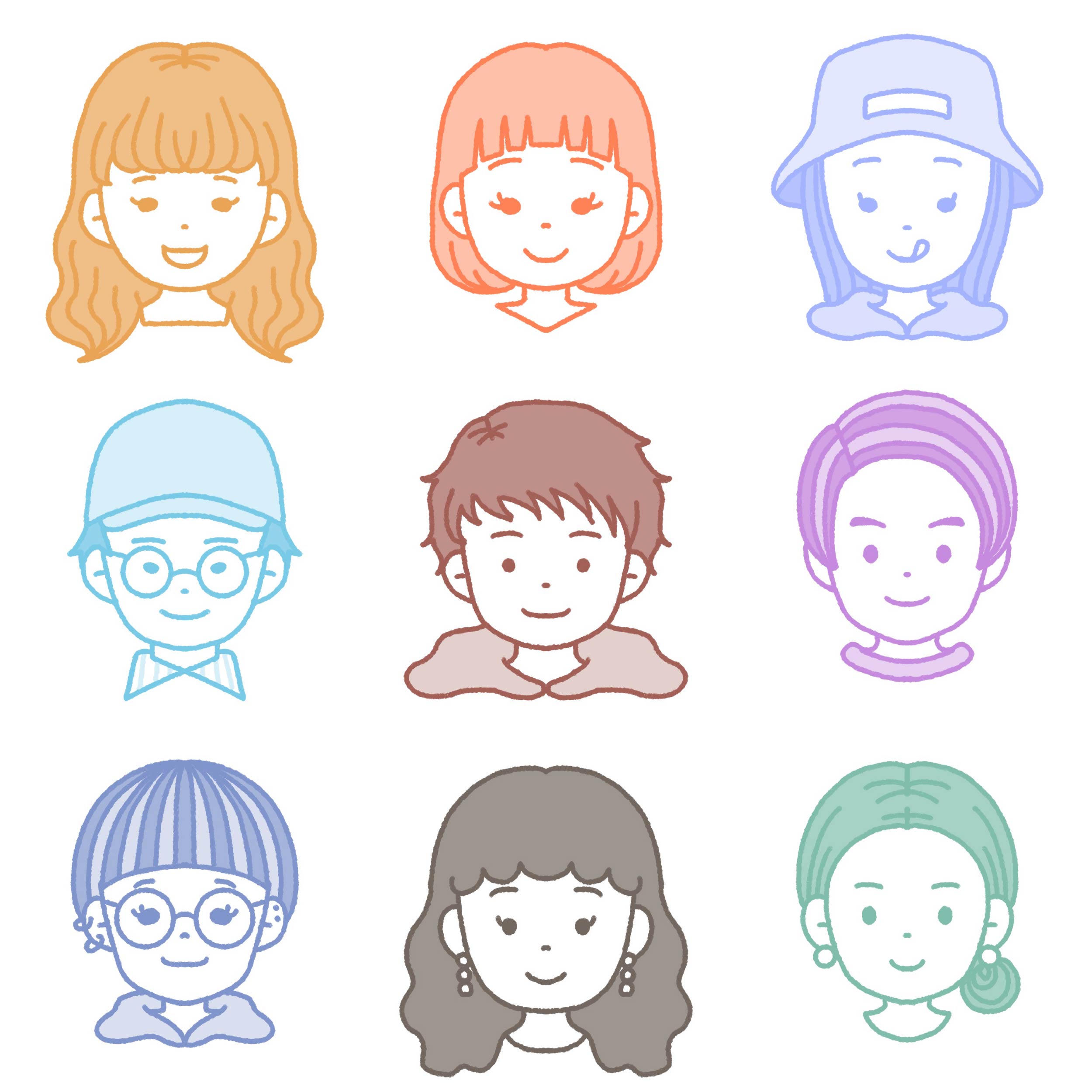 ココナラアイコンシンプル