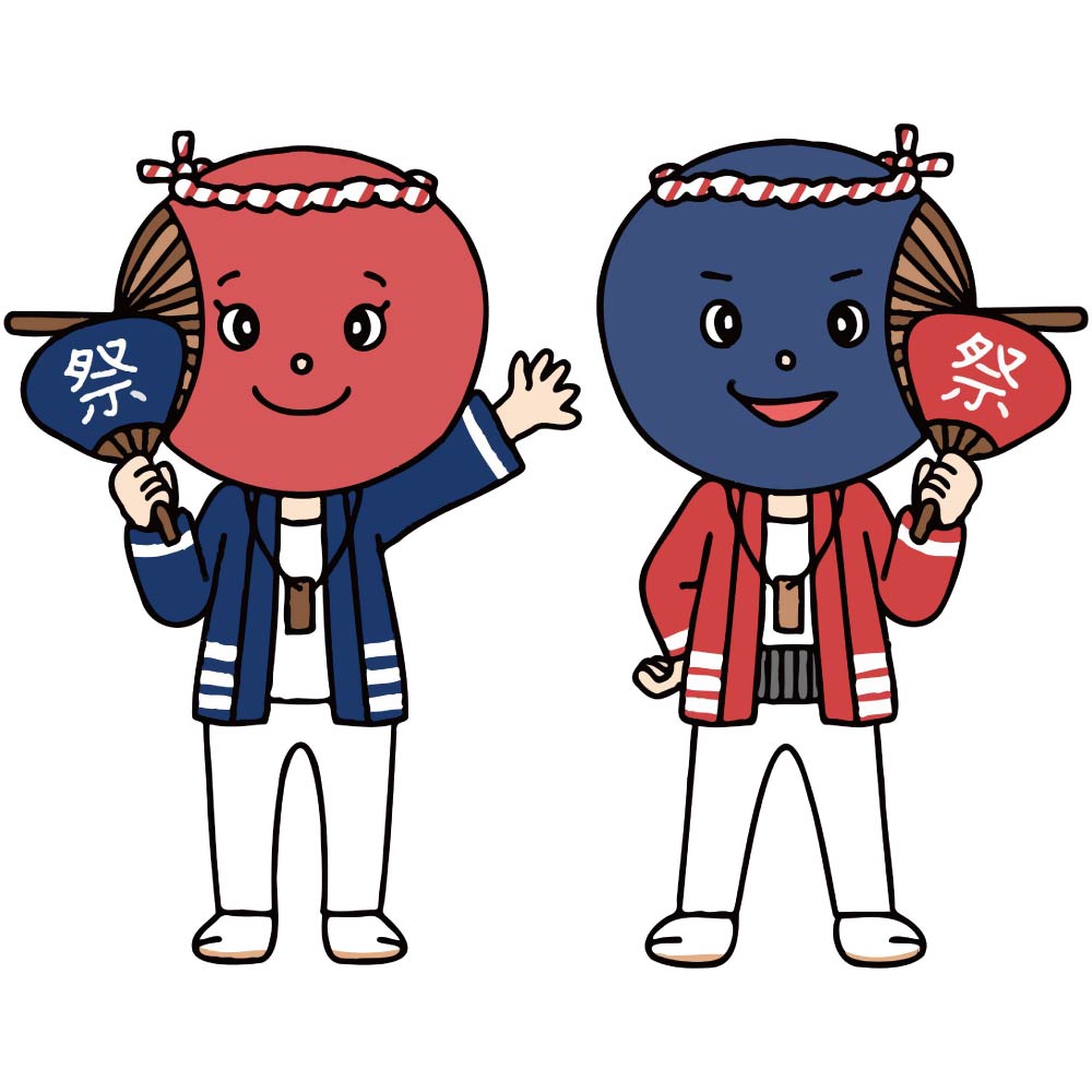 お祭りキャラクター案